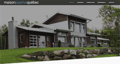 Desktop Screenshot of maisonpassivequebec.com